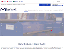 Tablet Screenshot of machitech.com